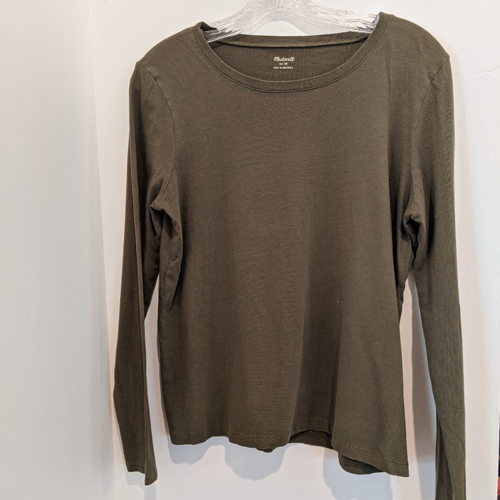 Madewell Whisper Cotton Long Sleeve Crew